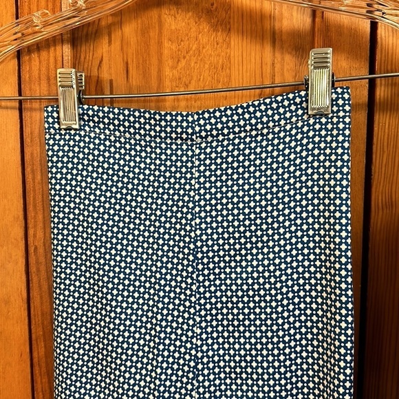 Miss Elaine Blue & White Silky Feel Cotton/Polyester Pajama Set Buttondown L - Picture 9 of 14